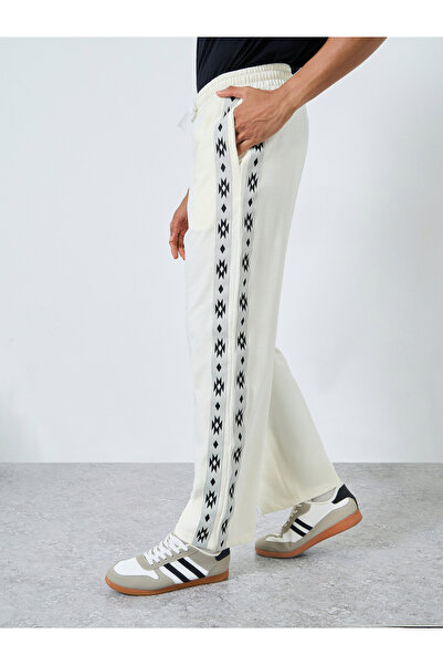 Styli بنطال رياضي تيري قصة فضفاضة من بوهو تيب