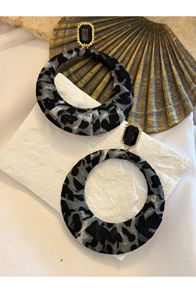 MyladyAccessoriess Baguette Stone Detail Brass Plated Earrings