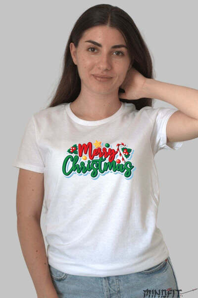 GILDAN Tricou De Craciun Merry Christmas Festiv 3 Dama