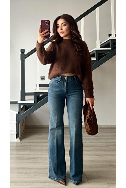 Oslove Blue Flared Jean