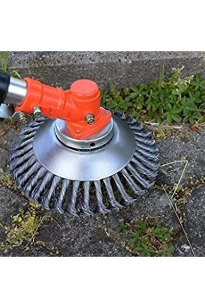 sedef power tools Tırpana Takılan Burgulu Tel Fırça 6'' 150mm 11884