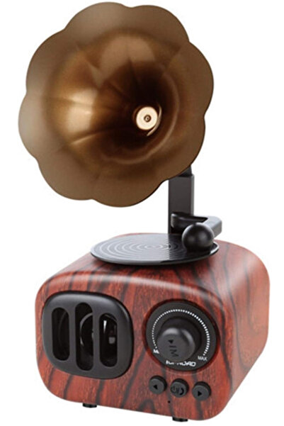 MANDU B5 wooden gramophone speaker with wireless