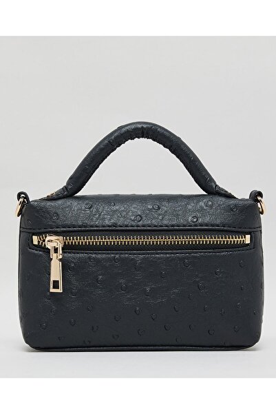 R&B حقيبة صغيرة منقوشة للفتيات السوداء