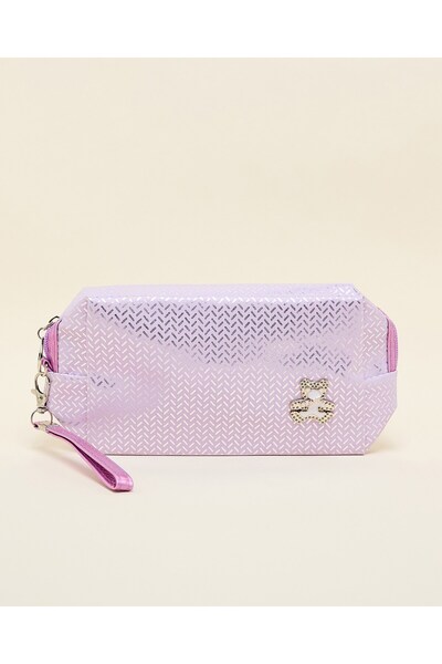 R&B Lilac Women's Patterned Cosmetic Pouch