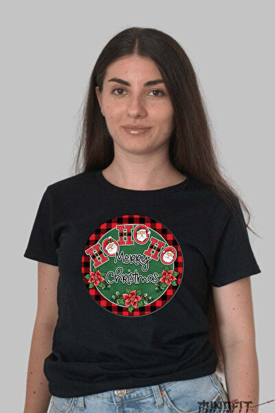 GILDAN Tricou De Craciun Ho Ho Ho Merry Christmas Dama