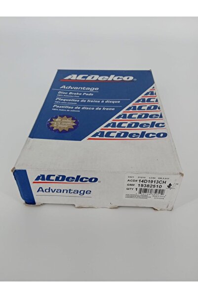 GM GENUINE PARTS Genuine Brake Pad Front - Fits Cadillac CTS, Chevrolet Camaro, Buick Regal (14D1913CH)