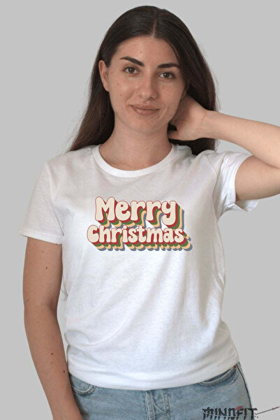 GILDAN Tricou De Craciun Merry Christmas Retro Vibes Dama