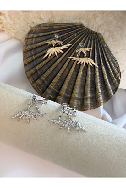 MyladyAccessoriess أقراط ذهبية مزدوجة الاستخدام (فولاذ)