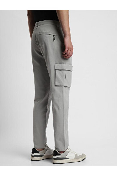 Dennis Lingo By Styli Men Mid Rise Slim Fit Cotton Cargo Pants