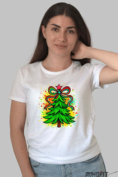 GILDAN Tricou De Craciun Brad Cu Panglica Magica Dama