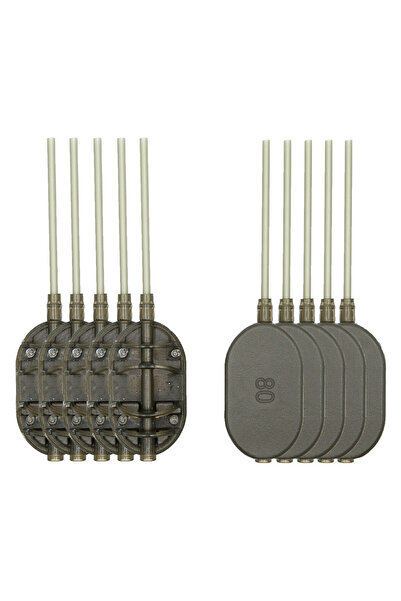 FRY Method Feeder, Classic Flat, cu tija, 80gr, set 10buc