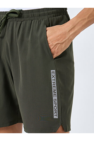 Styli Workout Shorts with Side Print Detail