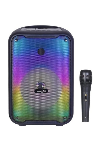 AHMED Boxa Portabila GTS-1726 Bluetooth 8 Inchi Lumini LED RGB cu Microfon