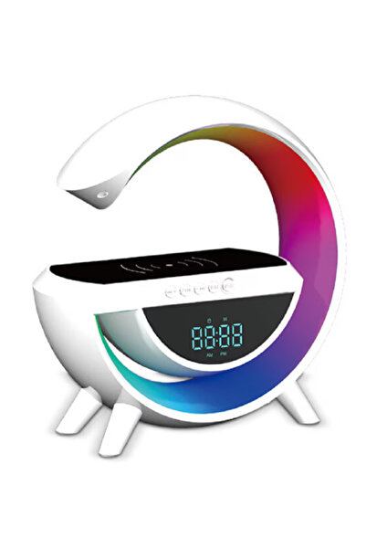 AHMED Super LED Clock Speaker ZQS 1222 Night Light BT FM Bluetooth 12 W 1500 Mah