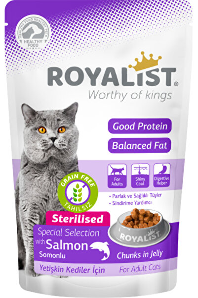 Furlo ROYALİST SOMONLU KISIR KEDİ KONSERVESİ POUNCH 85 GR - YAŞ KEDİ MAMASI