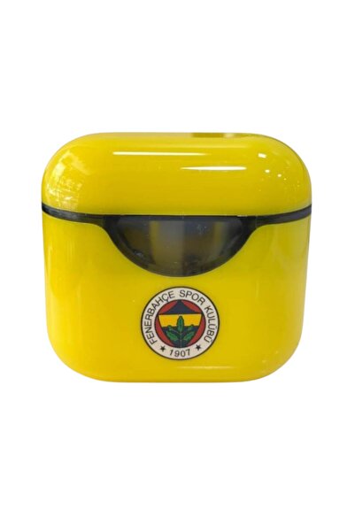Fenerbahçe Original Licensed Yellow Air Pencil Sharpener Wooden Boxed 6-Piece Stationery Set