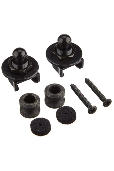 FENDER Κλειδαριές Ασφαλείας για Ιμάντες Μαύρες (2) - Κλειδαριές Ιμάντων - Κου...