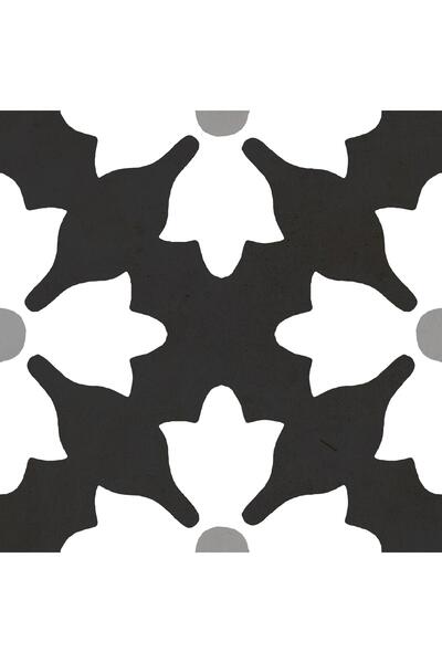 EGE SERAMİK 200X200 KENZZI KASBAH BLACK K:14 - 1 kutu 0.48 m2