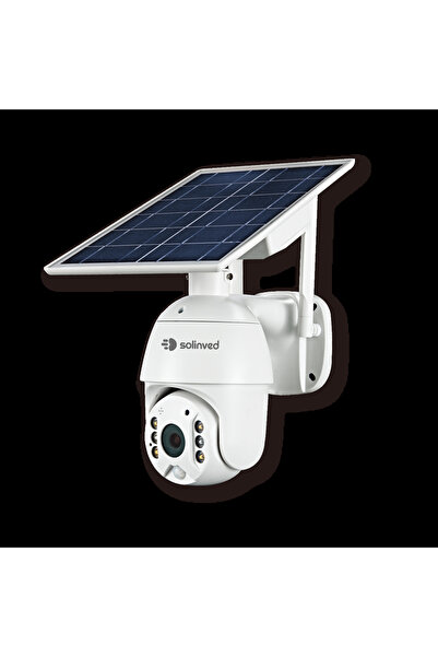 SOLİNVED Güneş Enerjili Akıllı PTZ Wifi Kamera - CM 22