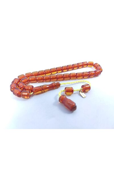 İskeçe Exclusive Hayyani Masterpiece Handcrafted German Faturan Crimped Amber Certified 8732