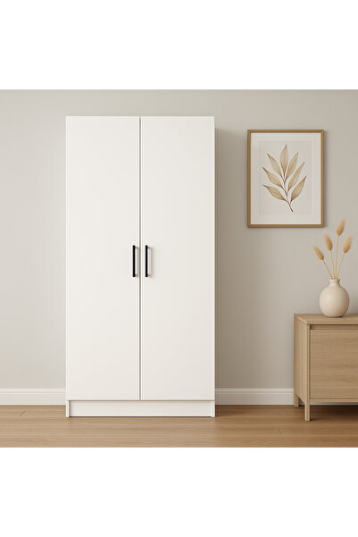 DEMEZLER MOBİLYA 2 Kapaklı Elbise Dolabı (180×70×50 cm)