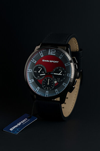 G Sport POLO Leather Cord Luxury Calendar Men's Wristwatch