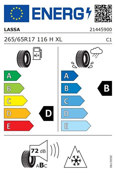 Lassa Winter Tire Competus-Winter2+ 265/65R17 116H XL