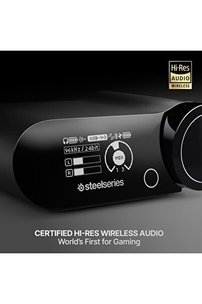 SteelSeries Arctis Nova Elite - Hi-Res Wireless Gaming Headset - Black (UAE Version)