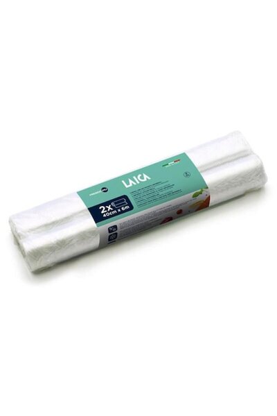 LAICA Vacuum sealing rolls for food, 40 cm x 600 cm, VT3515, 2 rolls