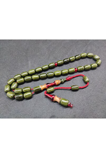 İskeçe Exclusive Emine Reşvani Masterpiece Imame Hitame Old Catalin Pearl Black Tightening Amber Certified 8734