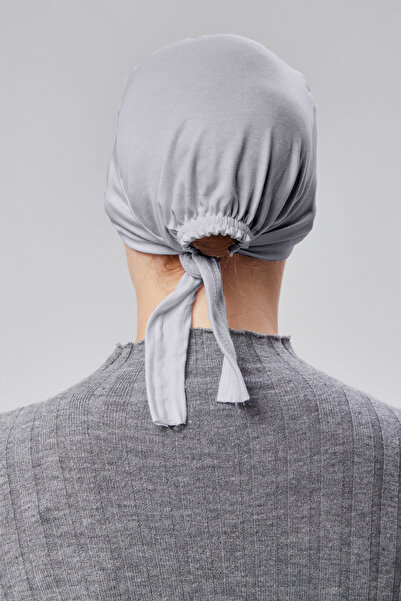 Sonbaharmoda Women's Hijab Lycra Combed Cotton Seamless Non-Slip Plain Laced Bonnet