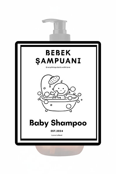 EA Home Concept Şampuan | Saç Kremi | Duş Jeli ve Bebek Şampuanı Etiketi 7x8,...