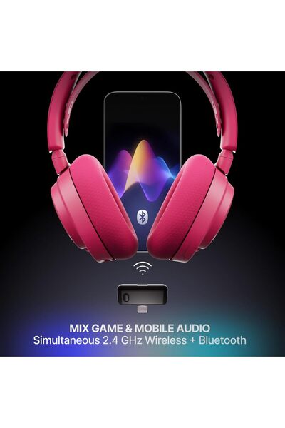 SteelSeries Arctis Nova 7 Wireless Gen 2 Multi-Platform Gaming Headset — Magenta