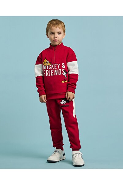 R&B Mickey Mouse Embroidered Sweatsuit Set