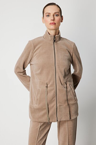 ON ψηλός λαιμός Φούτερ με υφή