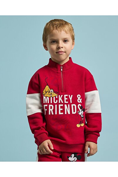 R&B Mickey Mouse Embroidered Sweatsuit Set