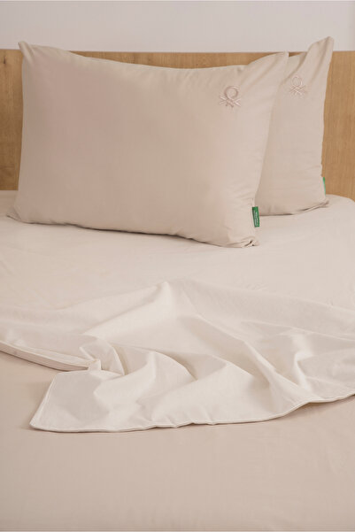Benetton Home Beige Single Ranforce Duvet Cover Set