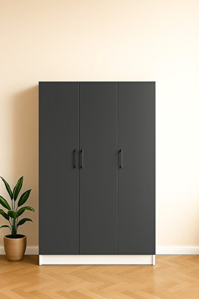 Genel Markalar 3 Kapaklı Elbise Dolabı (180×118×50 cm)