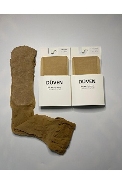 DÜVEN Comfort Cotton Sole 2-Piece Knee-Length Pants Skin Socks
