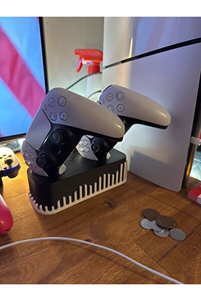 Goplast Premium PS5 2'li Kol Tutucu Aparat, Çift Renk PS5 Konsol Aparatı, PS5 Joystick Standı Dualshock 5 stand