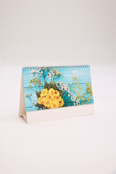 Zarf Atölyesi 2026 ÇİÇEK TEMALI MASA TAKVİMİ