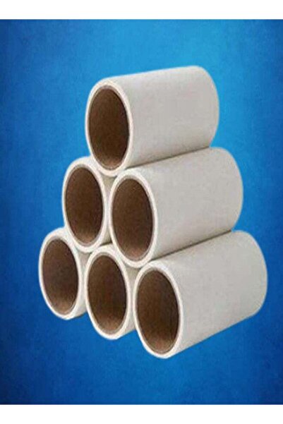 Fashionhome 6 قطع من أسطوانة إزالة الوبر اللاصقة للملابس، أبيض 18×11 سم