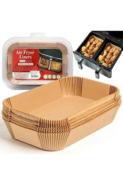 RABY Baking paper for dual-zone air fryer, 22 x 14 x 4.5 cm