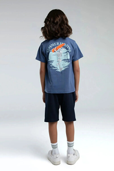 Rolypoly Boy's bermyuda set - ocean