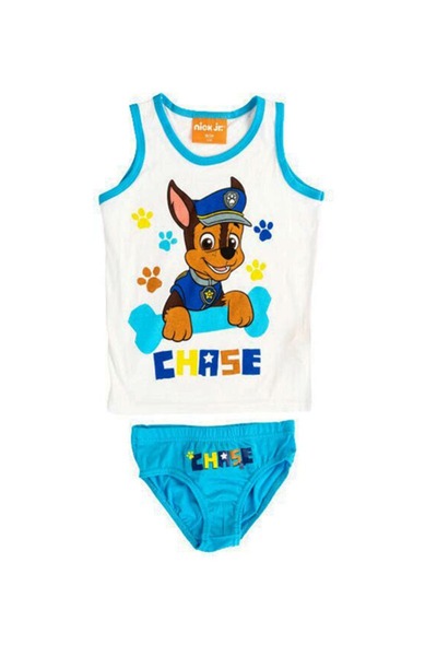 PAW PATROL Chase boys' tank top and briefs set