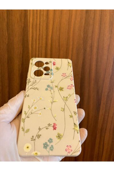 Newon Xiaomi Redmi Note 12 Pro 5g Vineflower Printed Inside Velvet Phone Case