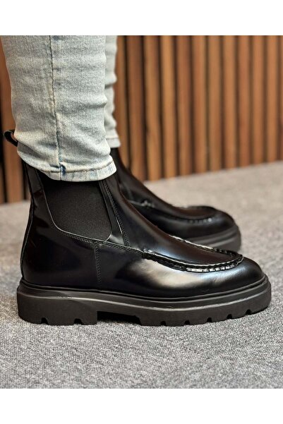 Avni Ceylan Stormline High Sole Genuine Leather Long Boots