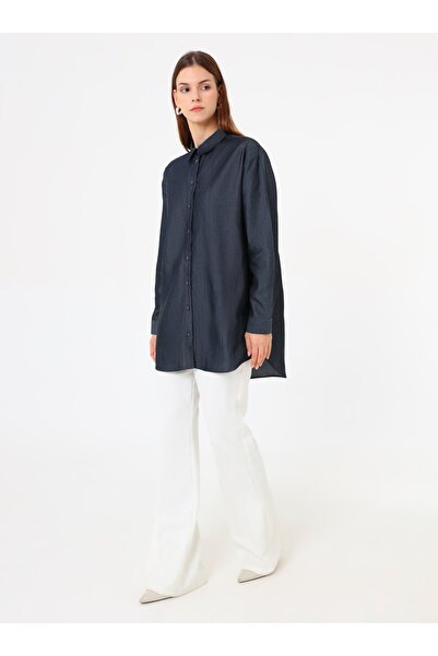 Benin Button down Shirt - Dark Indigo - Exclusive