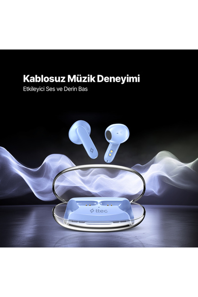 Ttec AirBeat Glace Gerçek Kablosuz TWS Bluetooth Kulaklık- 2KM170