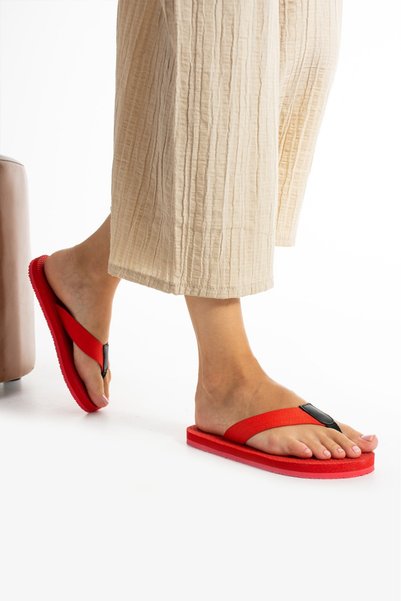 E evalupe Perla Women's Fabric Basic Comfortable Flip Flops Does Not Hurt Pool Beach Slippers Flip Flops